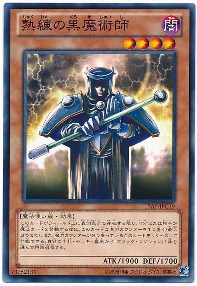 遊戯王 熟練の黒魔術師[15AY-JPC][15AY-JPC19][ノーマル]
