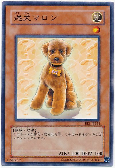 遊戯王 迷犬マロン[エキスパート エディション ま行][EE1-JP224][ノーマル]