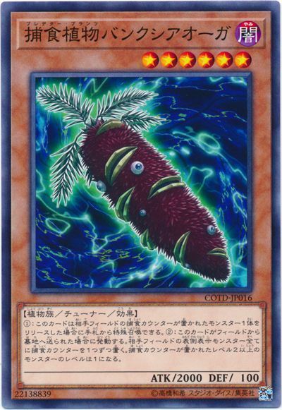 遊戯王 捕食植物バンクシアオーガ[COTD][COTD-JP016][ノーマル]