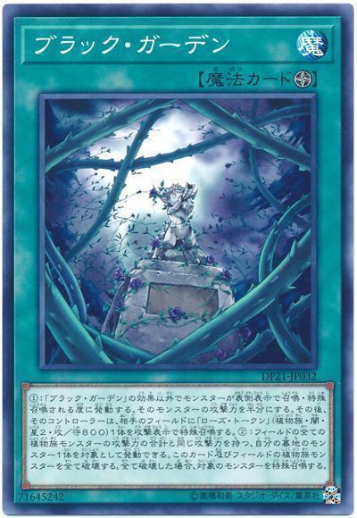 遊戯王 ブラック･ガーデン[DP21][DP21-JP032][ノーマル]