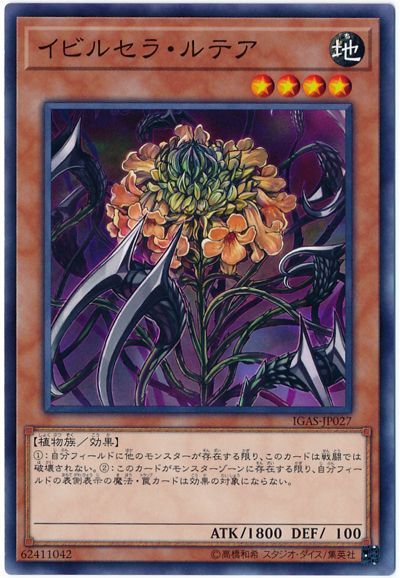 遊戯王 イビルセラ・ルテア[IGAS][IGAS-JP027][ノーマル]