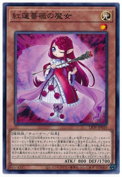 遊戯王 紅蓮薔薇の魔女[LIOV][LIOV-JP010][ノーマル]