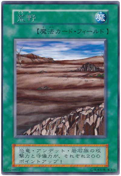 遊戯王 荒野[第1期 か行][レア]
