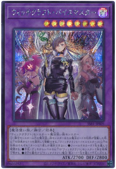 遊戯王 ウィッチクラフト・バイスマスター[SSB1][SSB1-JPS05][シク]