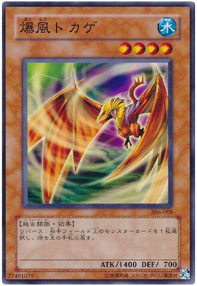 遊戯王 爆風トカゲ[306][306-008][ノーマル]