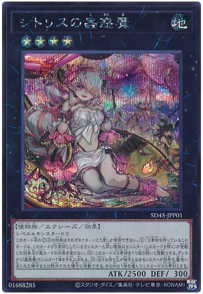 遊戯王 シトリスの蟲惑魔[SDモンスター さ行][SD45-JPP01][シク]