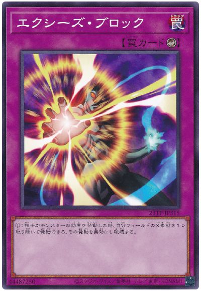 遊戯王 エクシーズ・ブロック[23TP][23TP-JP315][ノーマル]