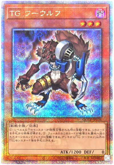 遊戯王 TG ワーウルフ[QCCP][QCCP-JP036][QCシク]