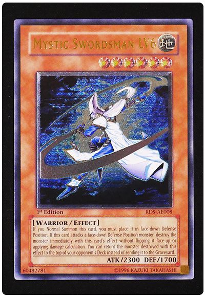 遊戯王 ミスティック・ソードマン LV6(アジア版)[アジア版][SOD-AE08][アルティメット]