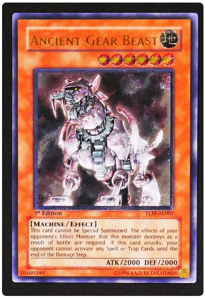 遊戯王 古代の機械獣(アジア版)[アジア版][TLM-AE007][アルティメット]