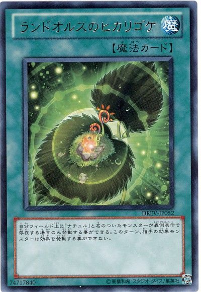 遊戯王 ランドオルスのヒカリゴケ[DREV][DREV-JP052][レア]